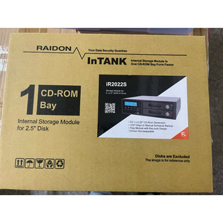RAIDON iR2022S 2槽 適用2.5吋SATA硬碟或固態硬碟(SSD) 內接式資料排程備份抽取盒