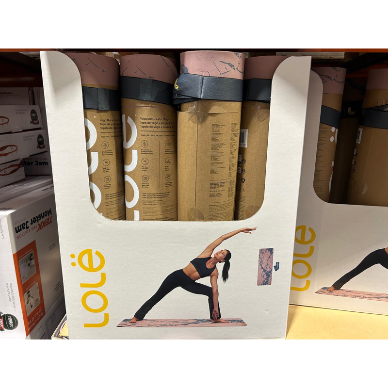🛍好市多Costco代購（2025年新色）LOLE 舒壓滾筒附彈力帶 瑜珈墊含彈力帶