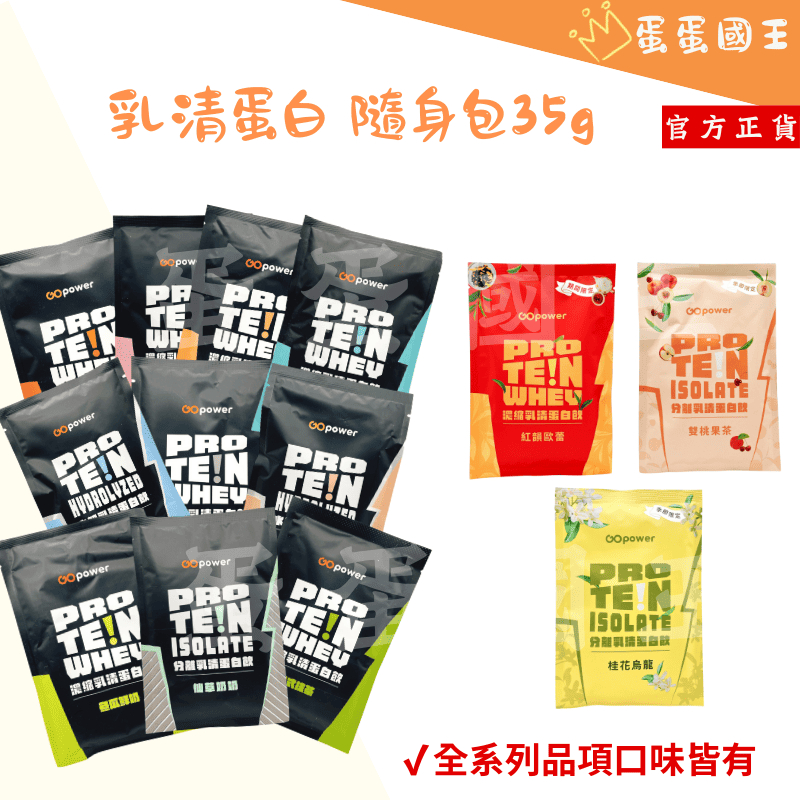 🌰 果果堅果 乳清蛋白 隨身包 35g 高蛋白 運動蛋白粉 濃縮 分離 乳清 代餐 果果能量