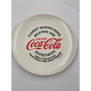 全新現貨 日本帶回 可口可樂 造型盤子 塑膠製 直徑約16cm Coca Cola 早期復古造型