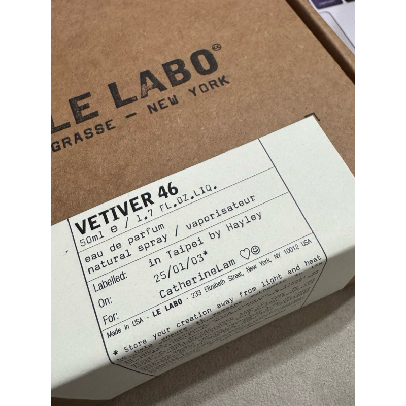 Le Labo vetiver 46
