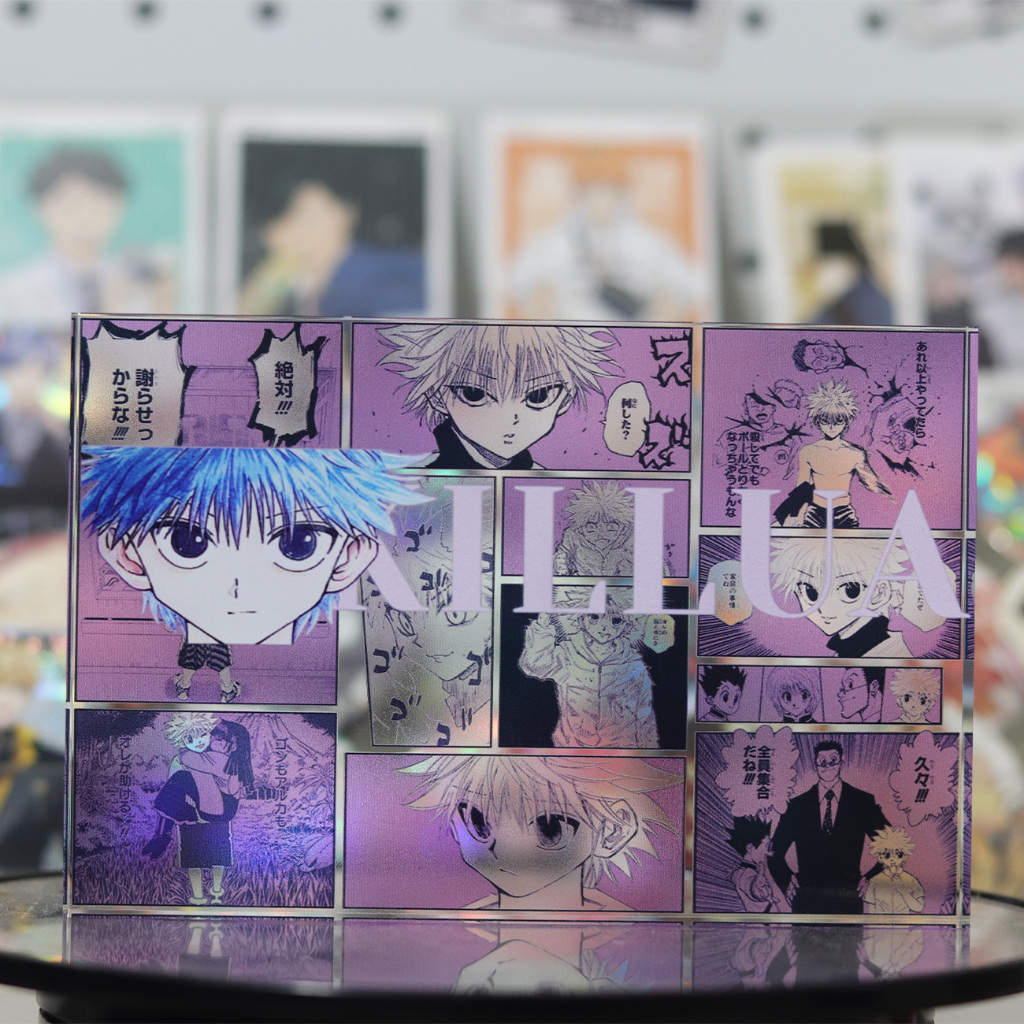 全職獵人 hunter 壓克力磚 奇犽 小傑 酷拉皮卡 庫洛洛 飛坦 西索 伊耳謎 原畫