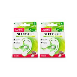 Alpine SleepSoft 2入組 舒眠耳塞 深沉睡眠 耳塞 打呼 救星 超軟 專利材質