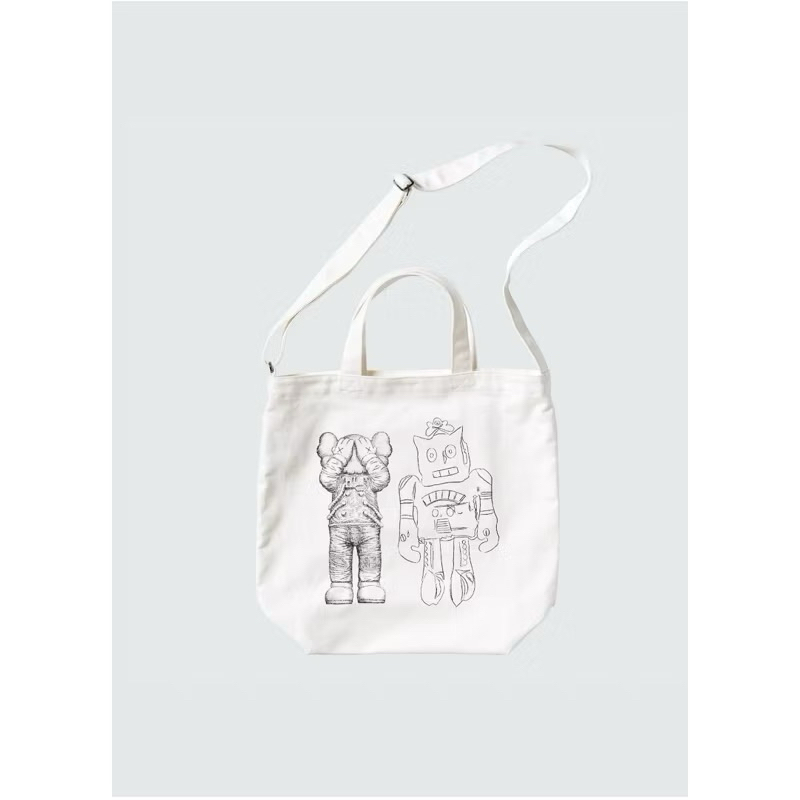 Uniqlo EKMH KAWS + Warhol 2WAY 托特包 全新