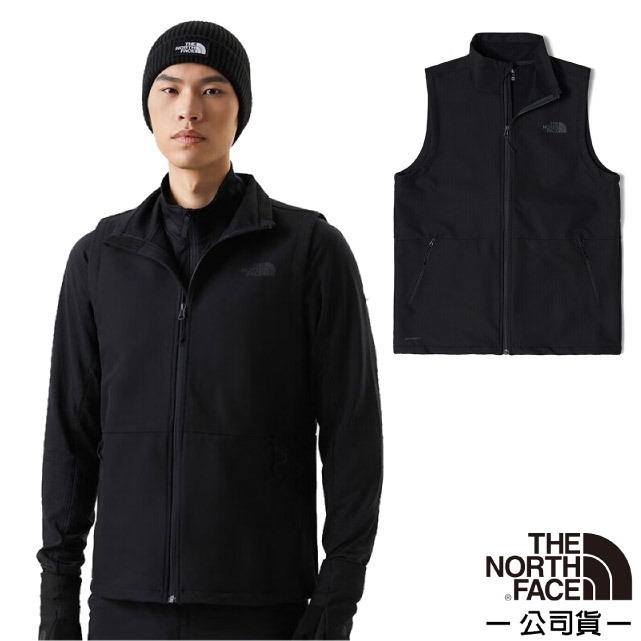 【北臉 The North Face】特價8折》男 保暖防風磨毛 立領背心 WINDWALL 登山背心 中層衣 83U2