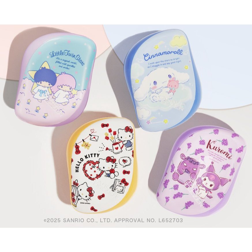 【東京直送】日本 正版 TANGLE TEEZER 酷洛米 凱蒂貓 大耳狗 雙子星 抗毛燥 梳子 Sanrio