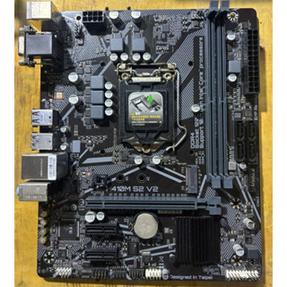 技嘉主機板H410M S2 V2支援Intel® Core 10代1200腳位CPU 二手良品、約八成新