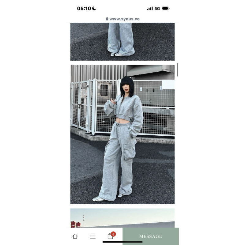 SYNUS-全新S-25 / ODALYS SWEATPANTS XS