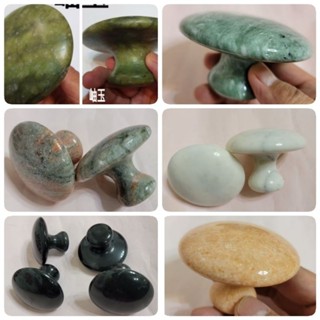 出淸【佳樺🇹🇼玉石按摩】特大蘑菇天然玉石按摩器+收納袋C11-1蘑菇玉石按摩器能量石精油匯入石臉部美容按摩石腹部推脂熱敷