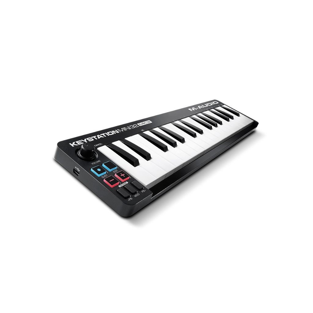 (外箱輕微盒損全新品特賣)M-AUDIO Keystation Mini 32 MK3 超輕可攜帶 MIDI 控制鍵盤