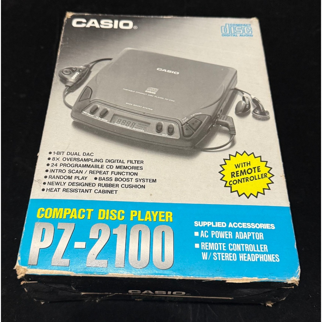二手 空盒 CASIO PZ-2100 CD隨身聽 / lo