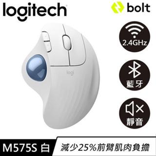 全新含稅 Logitech 羅技 ERGO M575S 無線 藍芽軌跡球 滑鼠 白色