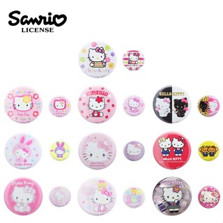 凱蒂貓 50週年紀念徽章 B系列 2入組 日本製 別針 胸章 Hello Kitty 三麗鷗 日本正版【現貨】
