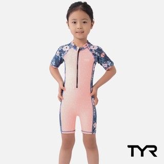 【TYR】短袖連身女童泳衣 5281425