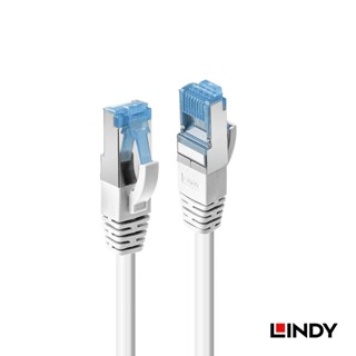 LINDY 林帝 0.3M-CAT.6A 乙太低煙無鹵網路線 S/FTP, 白色 (47190)