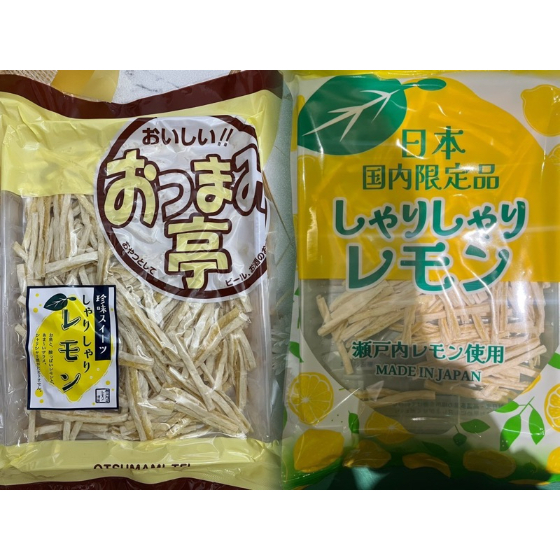 《免稅店品》現貨 150g 日本檸檬鱈魚絲 鱈魚香絲 檸檬夾心鱈魚絲 檸檬鱈魚條 鱈魚絲 檸檬 零食