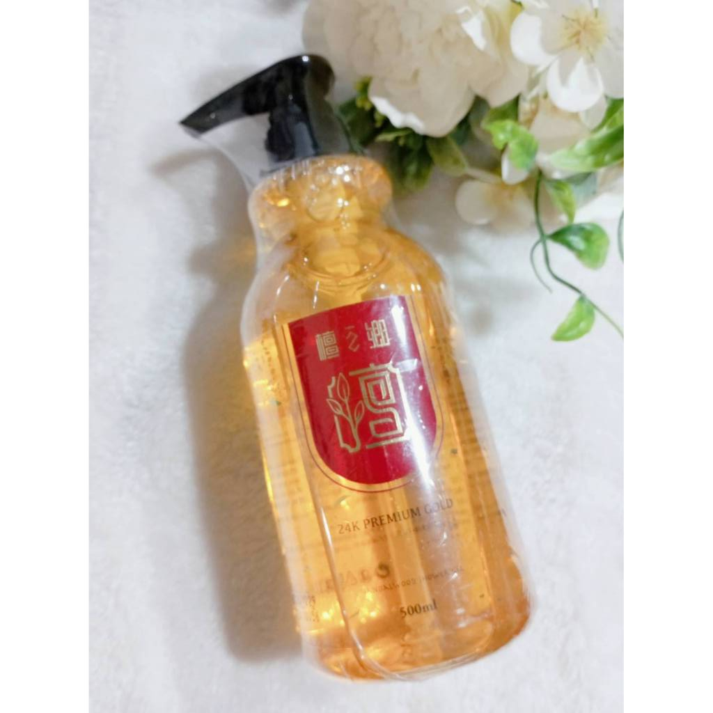 檀之鄉 金箔沐浴乳 500ml/瓶 安神靜謐金箔檀香能量沐浴組x1瓶