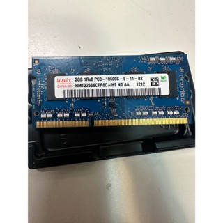 筆記型記憶體 SK hynix 海力士 2G RAM DDR3 2GB 1Rx8 PC3 10600S 筆電拆機良品