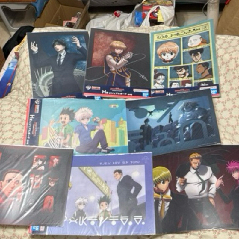 全新未拆 一番賞 獵人 H賞 塑膠海報 REVENGE OF SCARLET HUNTER 小傑 奇犽 酷拉皮卡 雷歐力