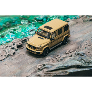 Tarmac Works 1/64 賓士 Benz Mercedes-AMG G63 棕色 越野車 模型車