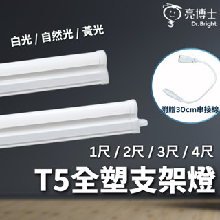 【亮博士】 含稅開發票 T5支架燈 LED 支架燈 1尺 2尺 3尺 4尺 T5層板燈 串接燈 間接照明