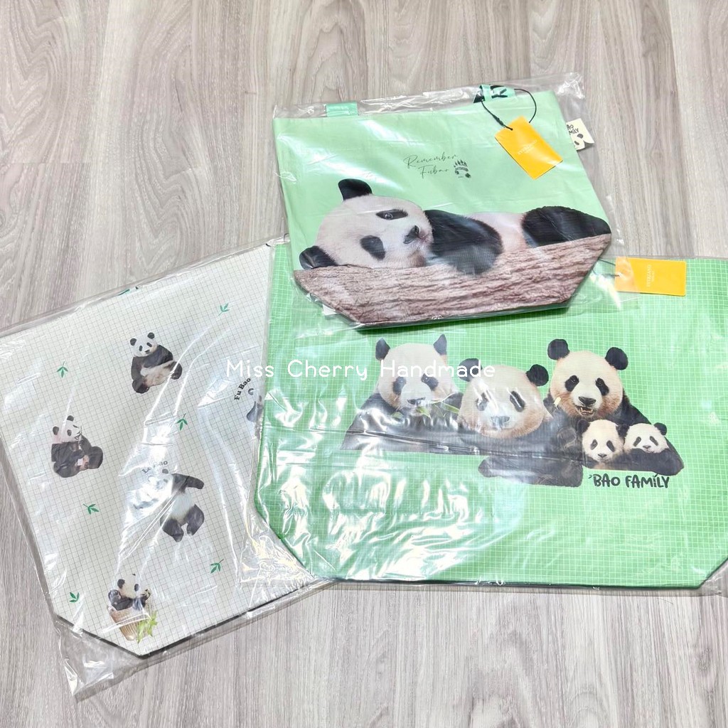 現貨在台🐼 寶家族 購物袋 福寶 樂寶 愛寶 睿寶 輝寶 熊貓 寶家族周邊 愛寶樂園代購 官方正品 韓國