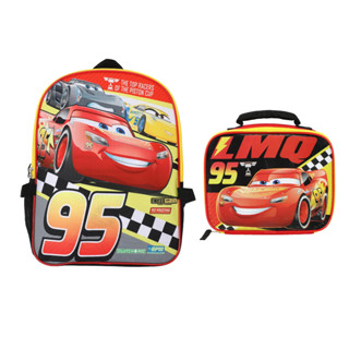 【Toy Fun】代購* 美國購回 Cars 閃電麥坤 汽車總動員 兒童 後揹包 書包 / 午餐袋 (便當袋)