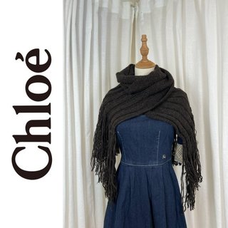 二手真品 CHLOE 圍巾 240*36 040116 B981