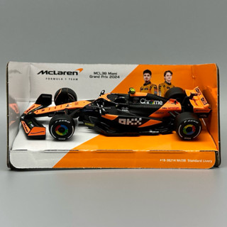 【現貨供應】Bburago McLaren MCL38 Lando Norris 邁阿密站🇺🇸 冠軍🏆 1/43 F1