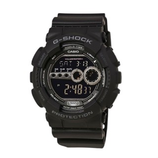 【G-SHOCK】超強夜光燈運動錶 GD-100-1B 51.2mm 現代鐘錶