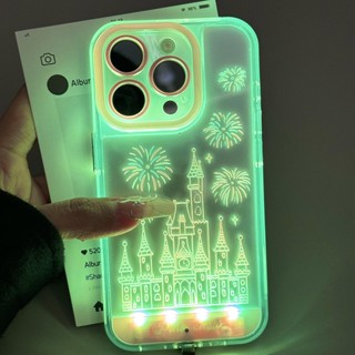 來電發光 星空貓 蘋果 i11 卡通手機殼 iPhone 16 15 14 13 Pro 保護殼 i12 防摔透明硬殼