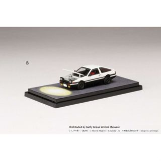 Hobby JAPAN 1/64 豐田 AE86 頭文字D場景系列 藤原拓海 VS 秋山渉 正丸山道戰 東海模型