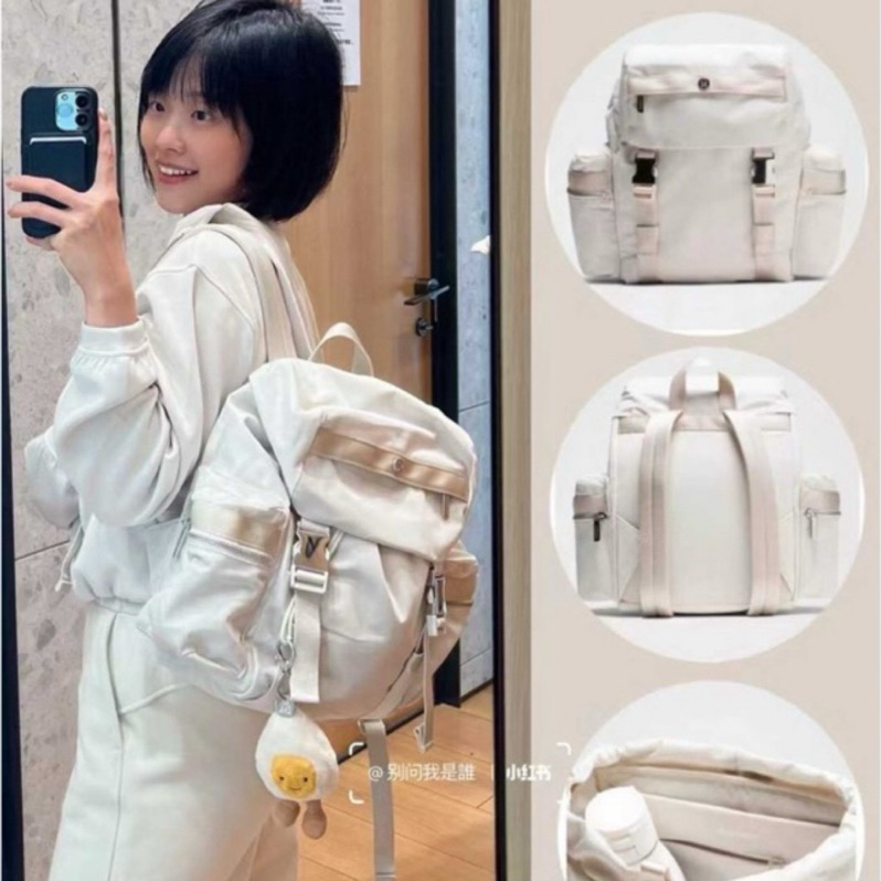 日韓免稅正品代購🇨🇦Lululemon露露14L多功能雙肩揹包……情侶款mini⚪️新四色⚪️⭕️+贈lulu購物袋🛍️