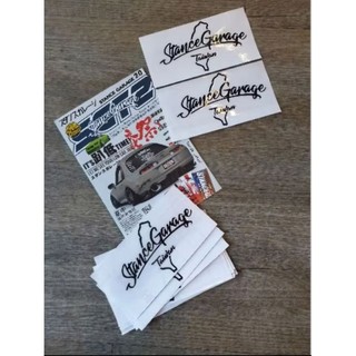 台灣 Taiwan Stance Garage 紀念貼紙 多色