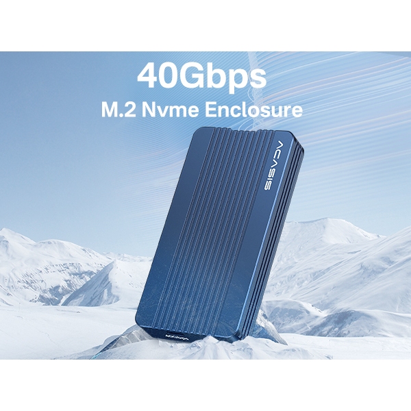 Acasis USB4.0 Thunderbolt3/4 40Gbps M.2 NVME SSD移動外接盒