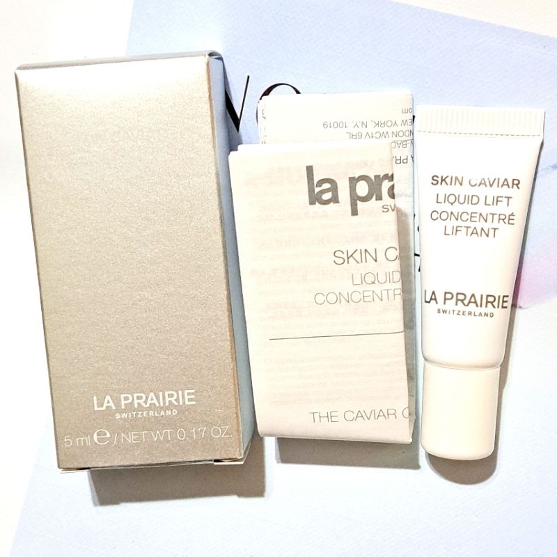 最新🌟La Prairie 黃鑽魚子緊俏拉提精華🍑5ml🍑萊珀妮 台灣專櫃貨中文標 魚子美顏反重力精華 2027/04