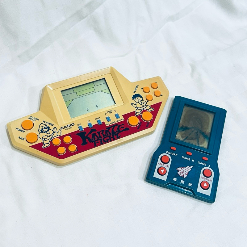 早期老玩具 掌上型遊戲機 casio 霹靂號 c