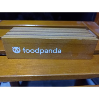 Foodpanda實木底座展示架\Foodpanda留言板