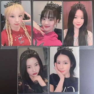 （G)I-DLE YZY9.0官方特典 中文手寫卡背皇冠薇娟米妮minnie小娟雨琦舒華小卡 迷你七輯”I SAWY”