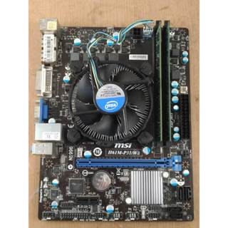 i3-2100 + MSI H61M-P31/W8 + DDR3 4GB x2 = 8GB
