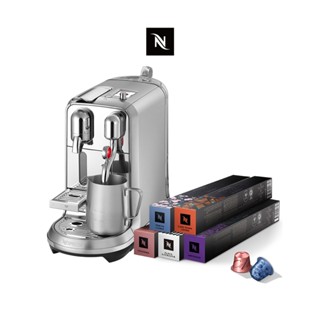 【Nespresso】膠囊咖啡機Creatista Plus(金屬色) & 訂製時光咖啡50顆膠囊組/限時贈保冷提袋
