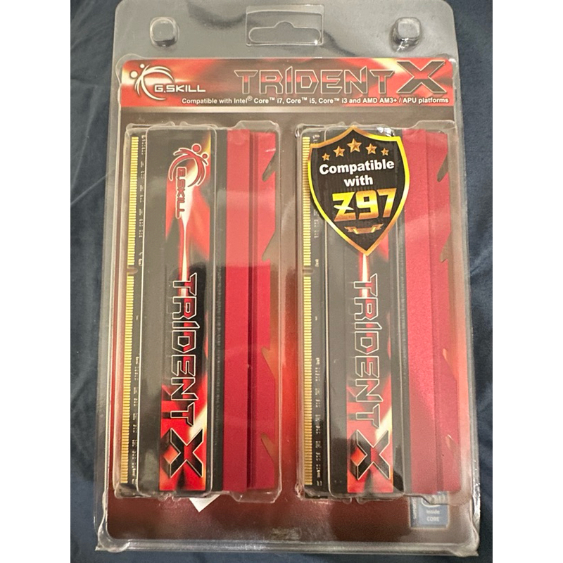 G.SKILL 芝奇 TridentX  三叉戟 DDR3 2400 4G*2 RAM F3-2400C10D-8GTX