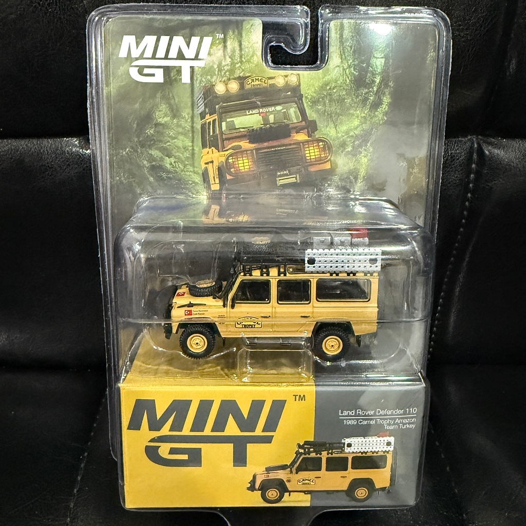 土耳其限定 MINI GT Land Rover Defender 110 1989 Camel Trophy 856