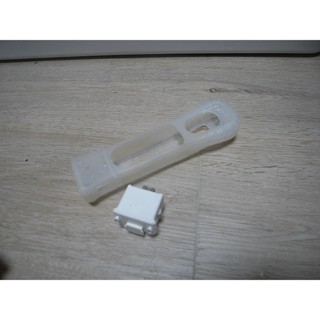 二手 原廠 Wii 搖桿 手把 動感強化器 加速器 右手柄加速器 雙節棍加速器 -附果凍套