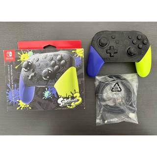 Nintendo 任天堂 Switch Pro 控制器 斯普拉遁3手把 「二手」