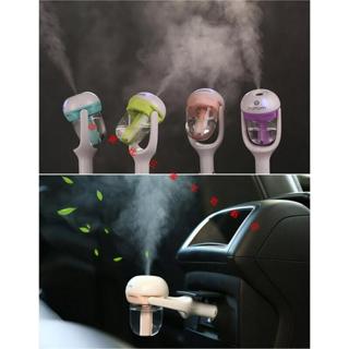 超聲波 迷你車充 加濕器 乾燥 智慧汽車 薰香 精油 噴霧 空氣淨化器 車內芳香劑 芳香精油 擴香機