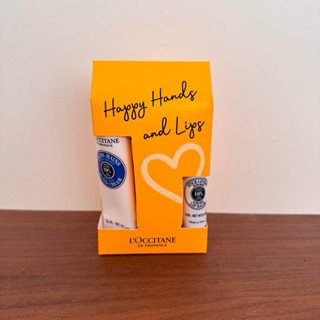 L'OCCITANE歐舒丹乳油木HUG & KISS 經典呵護(潤唇膏+護手霜） 450元