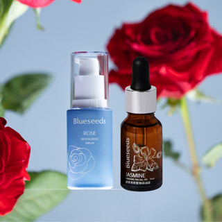 【Blueseeds】【蛇麼超好康】晨曦玫瑰煥顏精華液30ml+玫瑰煥顏精油露or妍萃茉莉緊緻精油露15ml l 芙彤園
