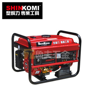 《魯夫五金》(免運) 型鋼力SHIN KOMI 3000W發電機(HONDA引擎) 電啟動 SK3000HDA-E
