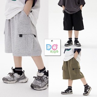 DO Kids童裝 臺灣現貨-日系簡約大口袋短褲 男童 女童 夏季新品 中小童 大童 棉褲 運動褲 五分褲 休閒褲